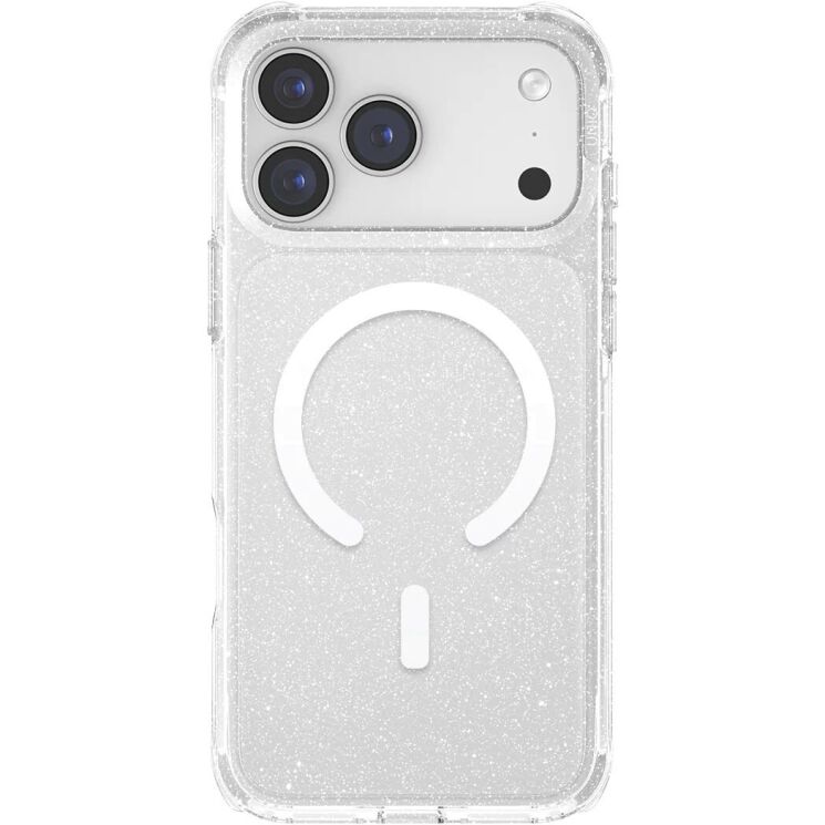 Защитный чехол UNIQ LifePro Xtreme Tinsel with MagClick для iPhone 17 Pro Max (UNIQ-IP6.9P(2025)-LPRXMTLUC) - Clear / Glitter: фото 2 из 8