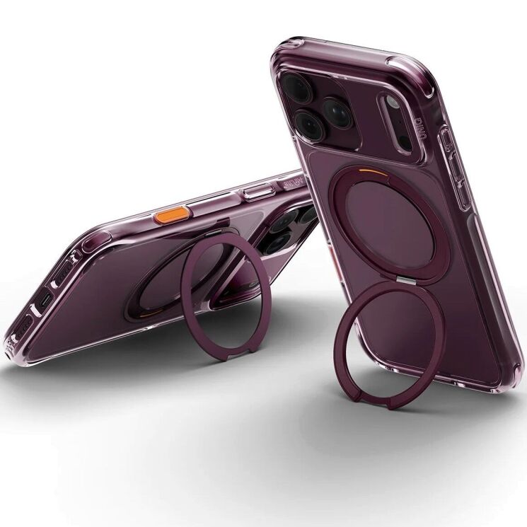 Защитный чехол UNIQ Swivix для iPhone 18 Pro (UNIQ-IP6.3P(2026)-SWVDBRG) - Burgundy (440138DR) Защитный чехол UNIQ Swivix для iPhone 18 Pro (UNIQ-IP6.3P(2026)-SWVDBRG) - Burgundy: фото 4 из 12
