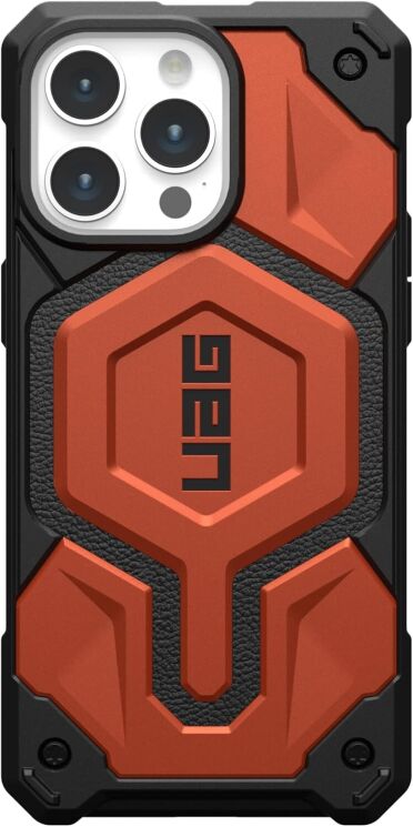 Защитный чехол URBAN ARMOR GEAR (UAG) Monarch Pro MagSafe для Apple iPhone 15 Pro Max (114222119191) - Rust: фото 1 из 6