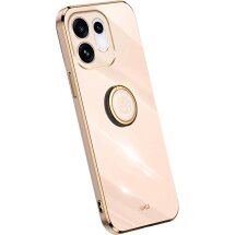 Защитный чехол XINLI Porcelain Ring для OPPO Reno 16 - Pink: фото 1 из 6