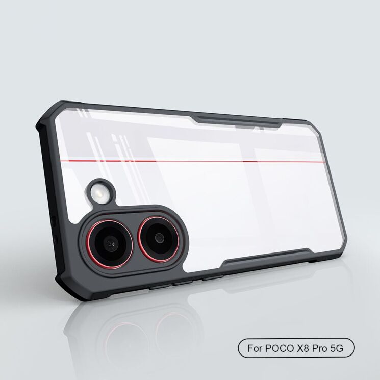 Защитный чехол XUNDD Rugged Case для Xiaomi Poco X8 Pro - Black: фото 2 из 8