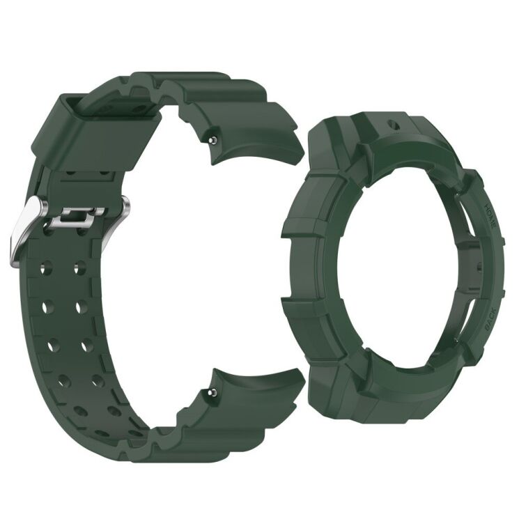 Защитный комплект Deexe Urban Armor для Samsung Galaxy Watch 7 (44mm) - Green: фото 4 из 12