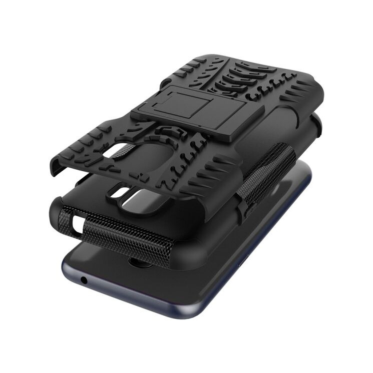 Захисний чохол UniCase Hybrid X для Samsung Galaxy J2 2018 (J250) - Black: фото 8 з 11