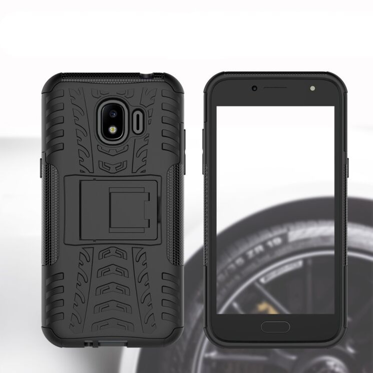 Захисний чохол UniCase Hybrid X для Samsung Galaxy J2 2018 (J250) - Black: фото 9 з 11