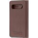 Защитный чехол Platinum Leather Wallet для Samsung Galaxy S10 (G973) - Brown (216729Z). Фото 3 из 6