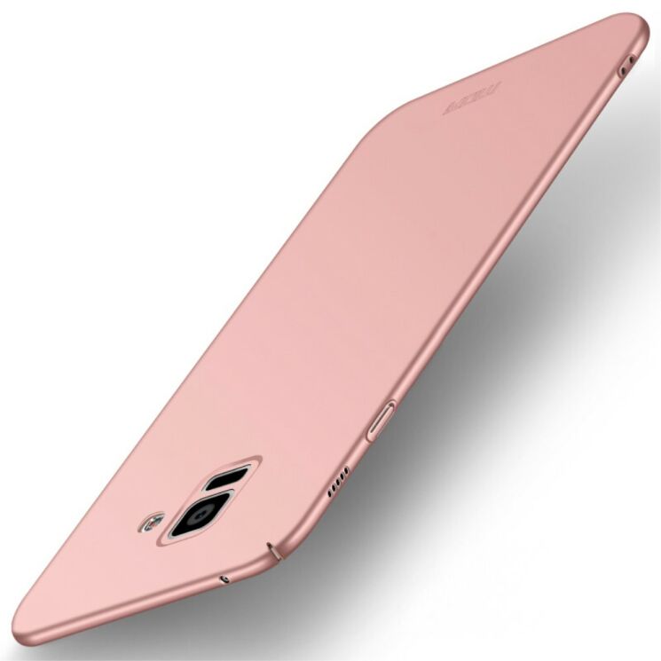 Пластиковый чехол MOFI Slim Shield для Samsung Galaxy A8+ 2018 (A730) - Rose Gold: фото 1 из 6