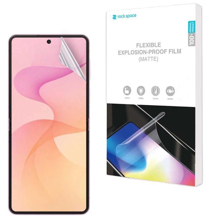 Антиблікова плівка на екран RockSpace Explosion-Proof Matte для Samsung Galaxy Flip 8 (423551) Антиблікова плівка на екран RockSpace Explosion-Proof Matte для Samsung Galaxy Flip 8: фото 1 з 8