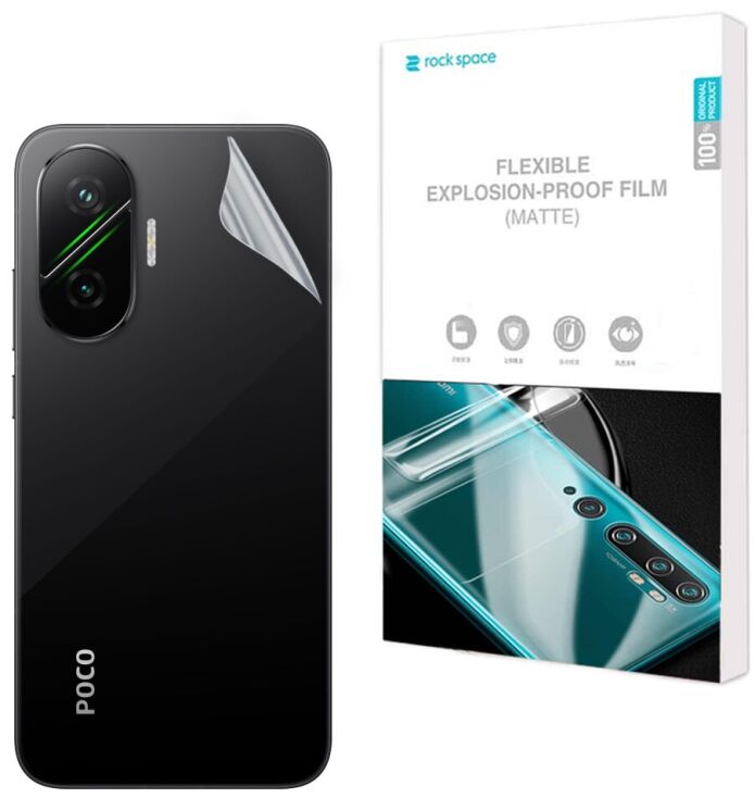 Антиблікова плівка на задню панель RockSpace Explosion-Proof Matte для Xiaomi Poco F7: фото 1 з 9