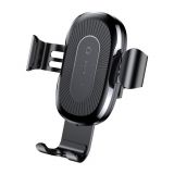Автомобільний тримач BASEUS Qi Wireless Mount з функцією бездротової зарядки - Black (979019B)