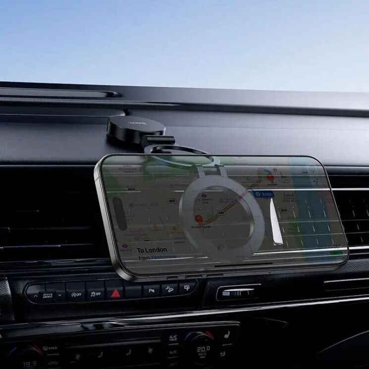 Автомобільний тримач Hoco H98 - Black: фото 7 з 8