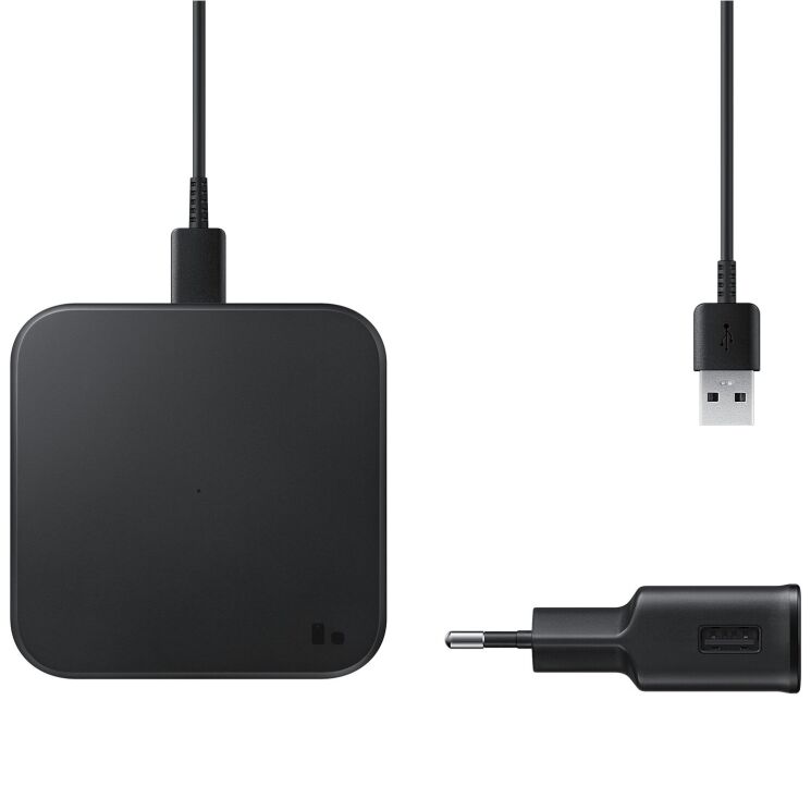 Бездротовий зарядний пристрій Samsung Wireless Charger Pad (with TA) EP-P1300TBEGEU - Black: фото 1 з 7