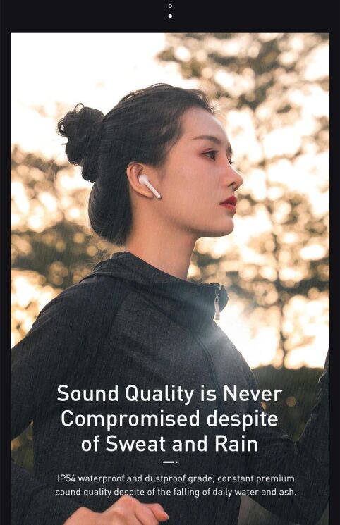 Бездротові навушники Baseus Encok True Wireless Earphones W04 (NGW04-02) - White: фото 20 з 24