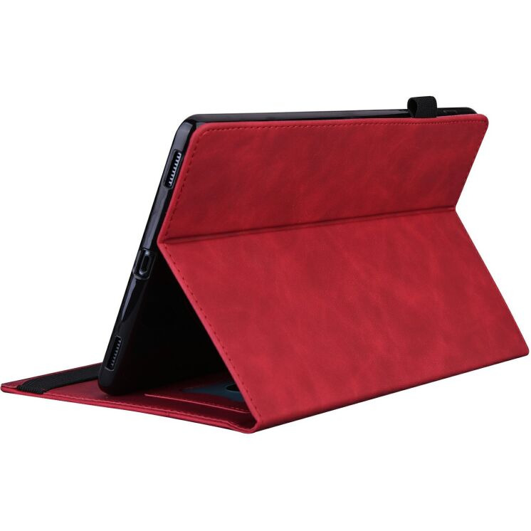 Чехол Deexe Business Style для Samsung Galaxy Tab S12 Plus - Red: фото 4 из 9