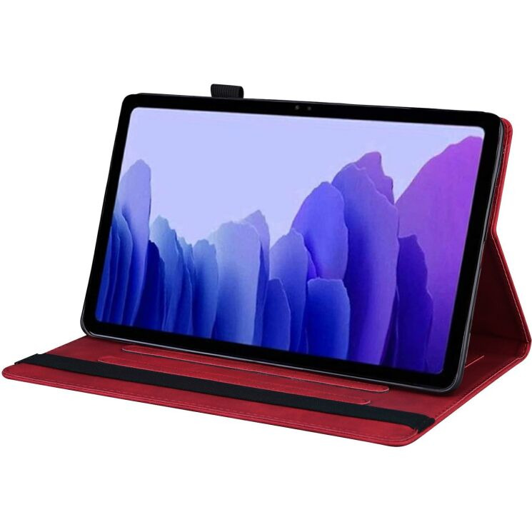 Чехол Deexe Business Style для Samsung Galaxy Tab S12 Plus - Red: фото 3 из 9