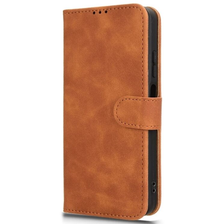 Чехол Deexe Classic Wallet для Infinix Hot 50 - Brown: фото 2 из 7