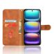 Чехол Deexe Classic Wallet для Infinix Hot 50 - Brown (365900Z). Фото 4 из 7