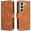 Чехол Deexe Classic Wallet для Infinix Hot 50 - Brown (365900Z)