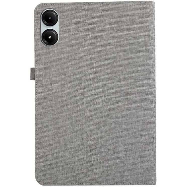 Чехол Deexe Cloth Style для Xiaomi Redmi Pad Pro / Poco Pad - Grey: фото 6 из 6