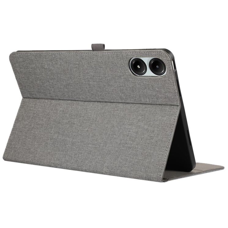 Чехол Deexe Cloth Style для Xiaomi Redmi Pad Pro / Poco Pad - Grey: фото 4 из 6