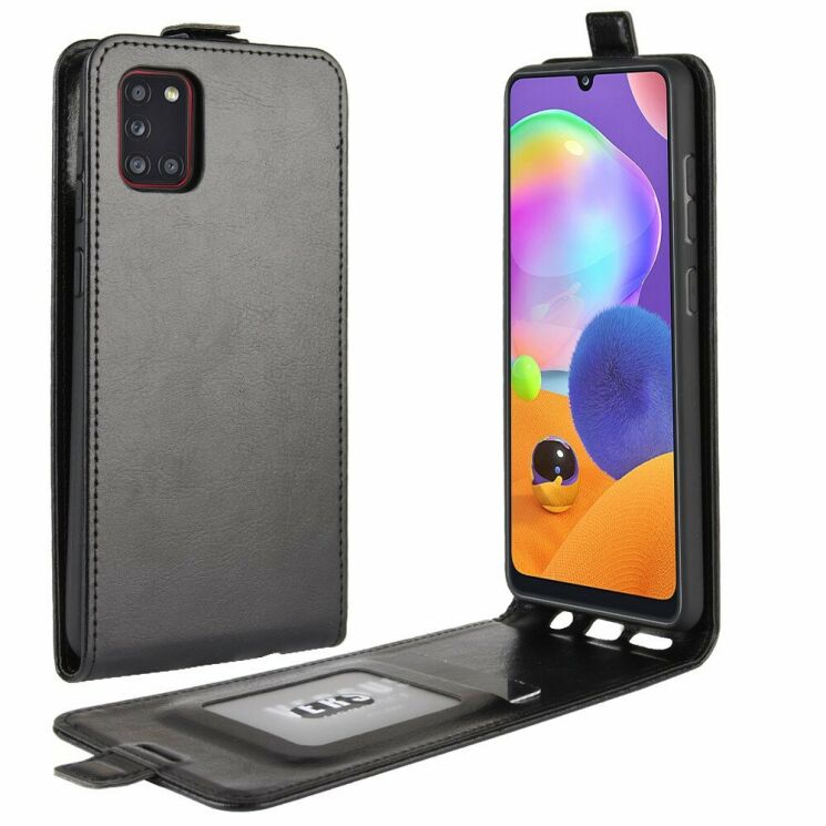 Чохол Deexe Flip Case для Samsung Galaxy A31 (A315) - Black: фото 1 з 4