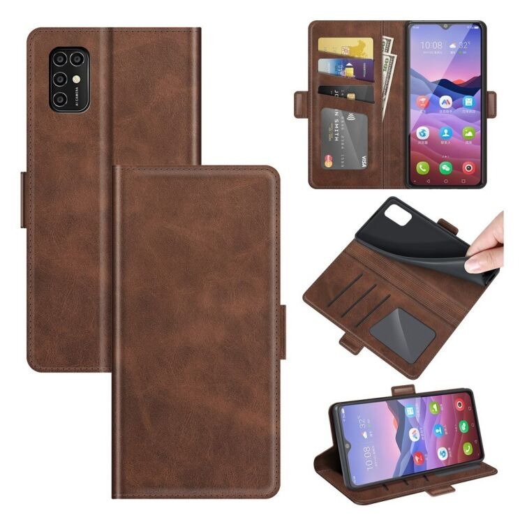 Чохол Deexe Juno Case для ZTE Blade V2020 Smart - Coffee: фото 8 з 11