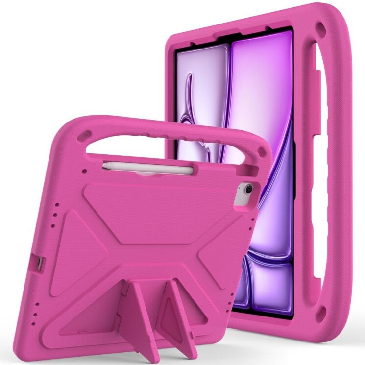 Чехол Deexe KickStand Cover для Apple iPad Pro 13 (2024) / Air 13 (2024) - Rose: фото 1 из 7