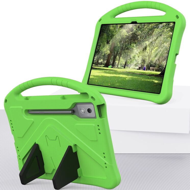 Чехол Deexe KickStand Cover для Lenovo Idea Tab Pro - Green: фото 2 из 7