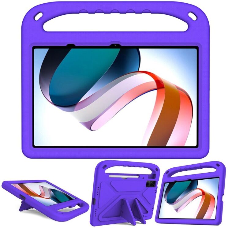 Чехол Deexe KickStand Cover для Xiaomi Redmi Pad - Purple: фото 2 из 6