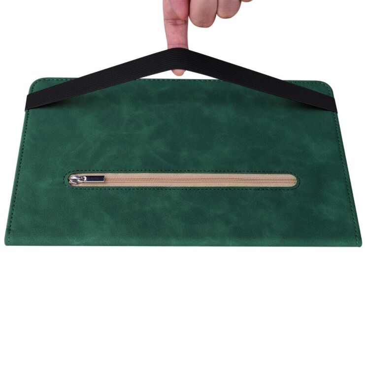 Чохол Deexe Pocket Cover для Samsung Galaxy Tab A9 Plus (X210/216) - Green: фото 5 з 9