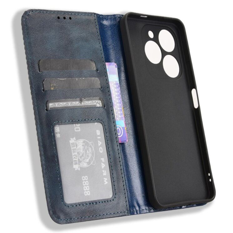 Чохол Deexe Retro Style для Blackview Shark 9 - Blue: фото 5 з 7