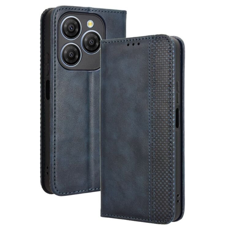 Чохол Deexe Retro Style для Blackview Shark 9 - Blue: фото 1 з 7