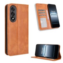 Чохол Deexe Retro Style для OnePlus Nord 5 / Ace 5 Ultra - Brown: фото 1 з 15
