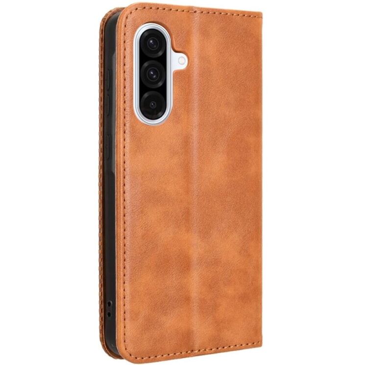 Чехол Deexe Retro Style для Samsung Galaxy A56 (A566) - Brown: фото 6 из 7