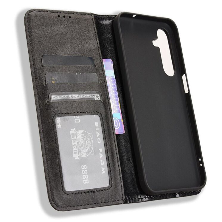 Чохол Deexe Retro Style для Samsung Galaxy M35 (M356) - Black: фото 4 з 7