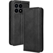 Чохол Deexe Retro Style для Xiaomi Poco F8 Pro - Black: фото 1 з 19