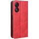 Чехол Deexe Retro Style для ZTE Blade A34 - Red (366142R). Фото 6 из 7