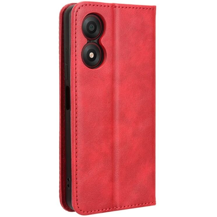 Чехол Deexe Retro Style для ZTE Blade A34 - Red: фото 6 из 7