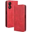 Чехол Deexe Retro Style для ZTE Blade A34 - Red (366142R)