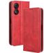 Чехол Deexe Retro Style для ZTE Blade A34 - Red (366142R). Фото 1 из 7