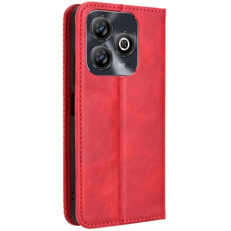Чохол Deexe Retro Style для ZTE Blade A75 - Red: фото 6 з 7