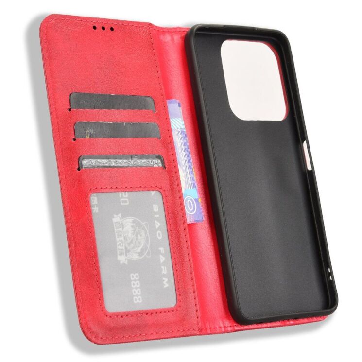 Чохол Deexe Retro Style для ZTE Blade A75 - Red: фото 4 з 7