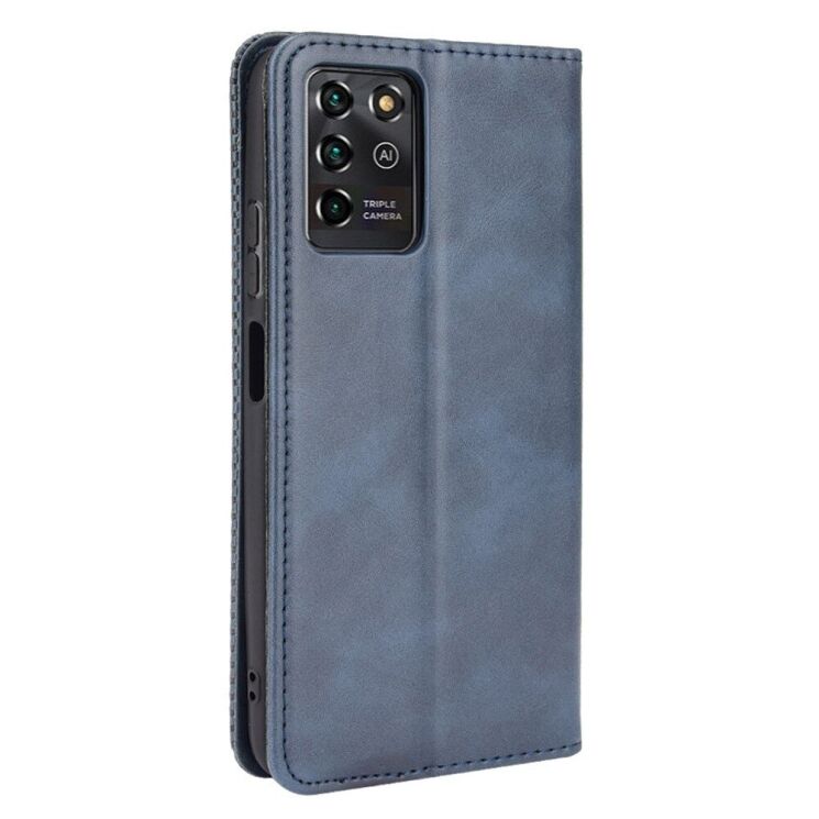Чохол Deexe Retro Style для ZTE Blade V30 Vita - Blue: фото 3 з 8