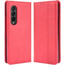 Чехол Deexe Retro Style (FF) для Samsung Galaxy Fold 4 - Red: фото 1 из 9