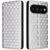 Чехол Deexe Rhombus Book для Google Pixel 11 Pro XL - Silver: фото 1 из 7