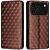 Чохол Deexe Rhombus Book для iPhone 18 Pro / 17 Pro - Brown: фото 1 з 10