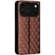 Чохол Deexe Rhombus Book для iPhone 18 Pro / 17 Pro - Brown (423620Z). Фото 8 з 10
