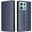 Чехол Deexe Rhombus Book для Motorola Edge 70 Max - Blue (435513L)