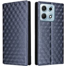 Чохол Deexe Rhombus Book для Motorola Edge 70 Max - Blue: фото 1 з 7