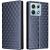 Чехол Deexe Rhombus Book для Motorola Edge 70 Max - Blue: фото 1 из 7