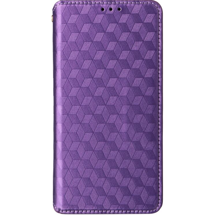 Чохол Deexe Rhombus Book для Motorola Moto G77 - Purple: фото 7 з 10